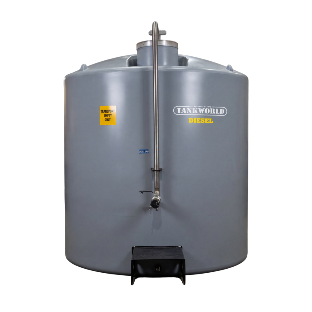 grey 5,000L Diesel Tank
