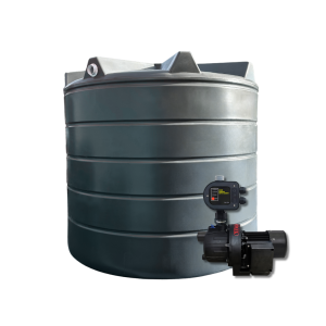 10,000L Round Straight Wall Tank and TANKWORLD 45 Pump (Zone 3 Only)