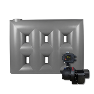 3,000l slimline Water Tank and Tankworld pump