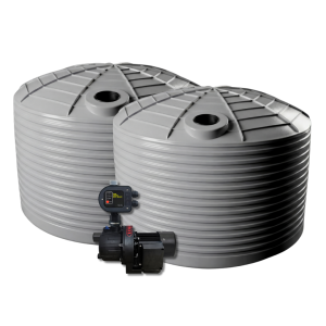 2 x 25,000L Round Corrugated Tank and TANKWORLD 45 Pump (Zone 1 & 3 Only)