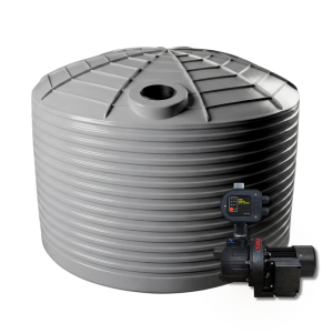 25,000L Round Corrugated Tank and TANKWORLD 45 Pump (Zone 1 & 3 Only)